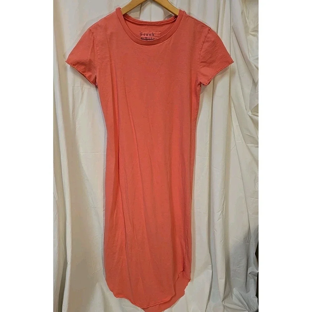Frank & Eileen Harper Passion Fruit Boho Cottagecore Quiet Luxury Dress M - Picture 6 of 9